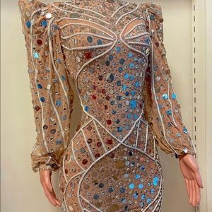 Rhinestone bling dress